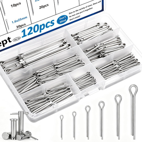 120pcs cotter pins - pins, 304
