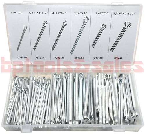 144pc large assorted cotter - 144pc,