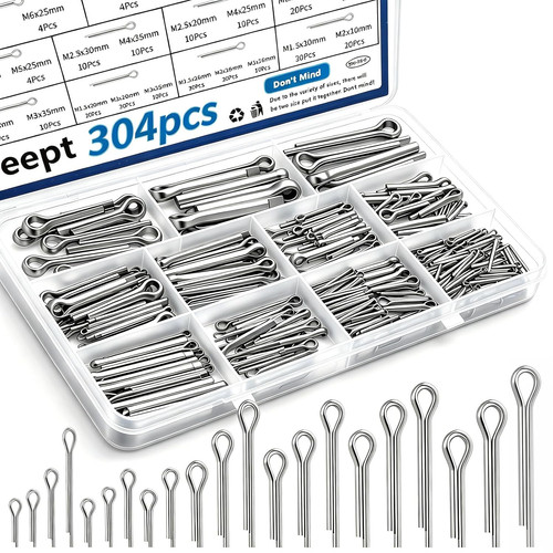 304pcs cotter pins - 304pcs,